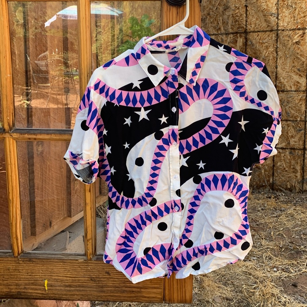 Sunburst Kiss Cosmic Blouse